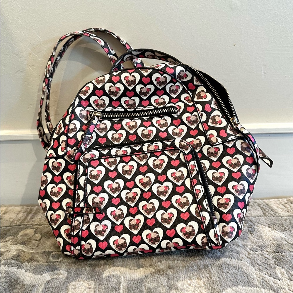 Under One Sky Pug Heart Backpack